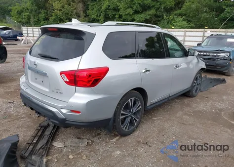 2019 Nissan Pathfinder Platinum из США, поврежденный, VIN 5N1DR2MM9KC609892